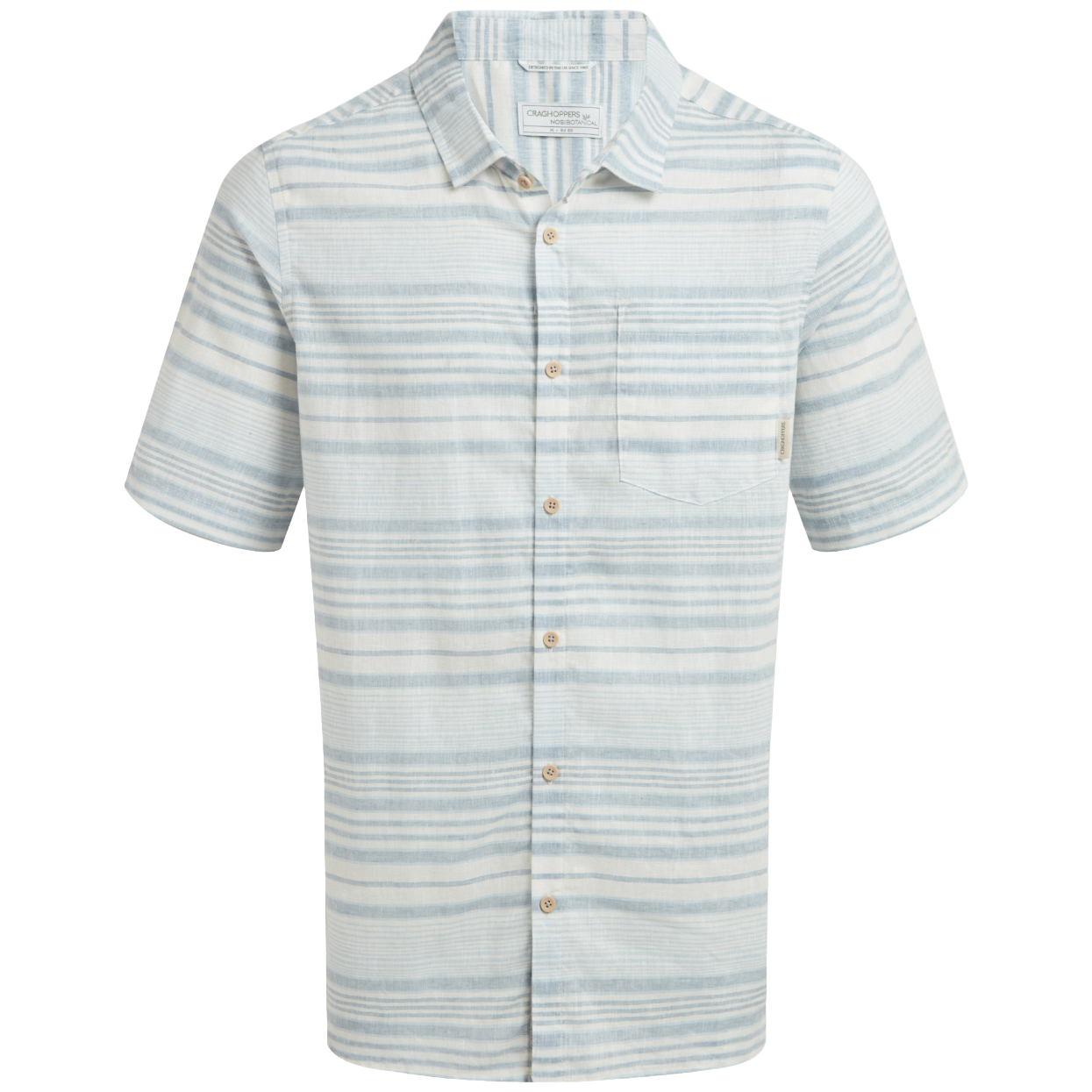 Koszula męska Craghoppers Cartwright Short Sleeved Shirt Rozmiar: XL / Kolor: niebieski