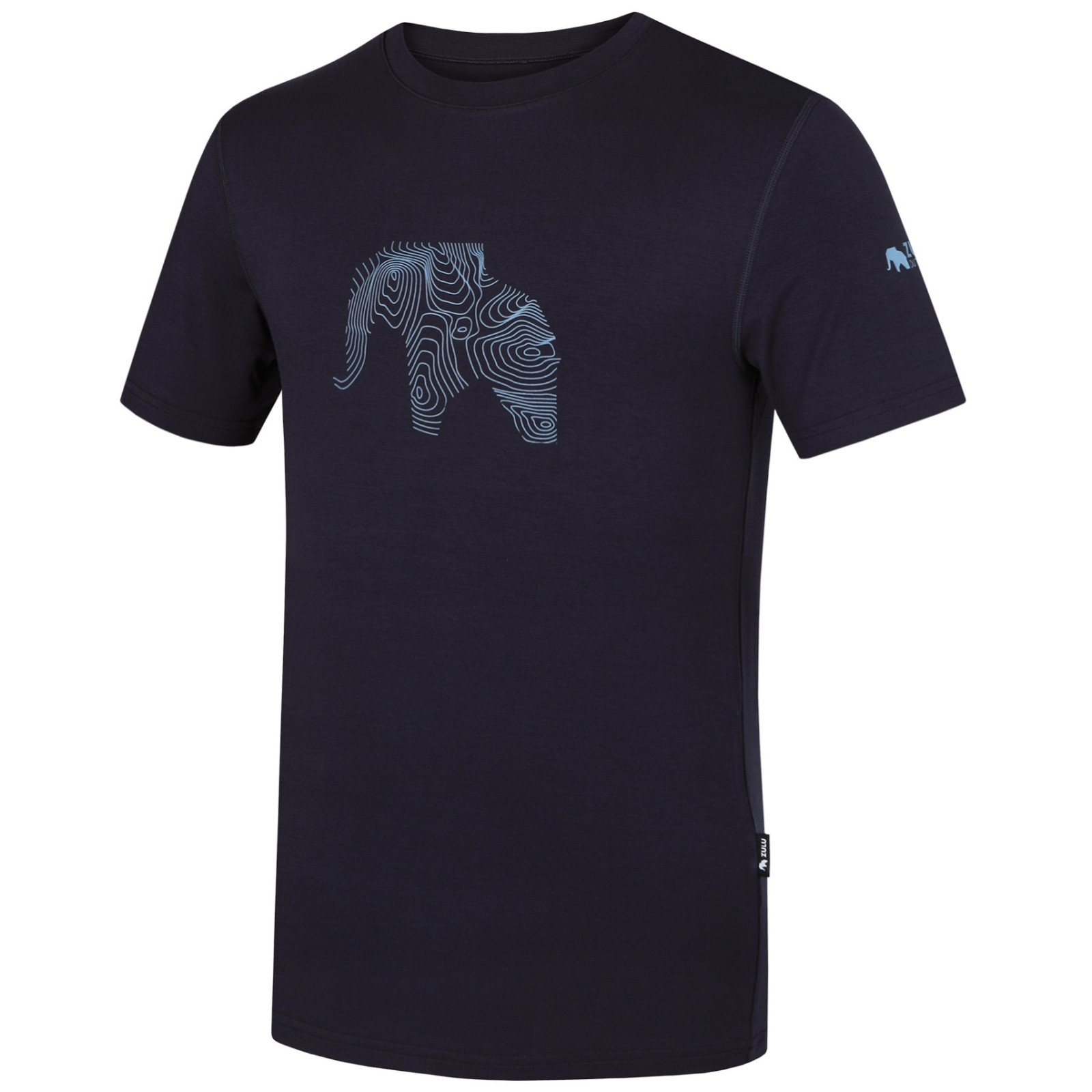 Koszulka męska Zulu Bambus Elephant 210 Short Rozmiar: S / Kolor: ciemnoniebieski