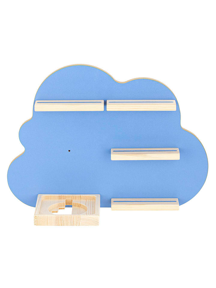 Profiline Półka ścienna w kolorze błękitnym na soundbox - szer. 48 x 35 cm