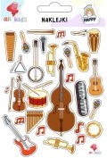 Naklejki dla dzieci Instrumenty muzyczne
