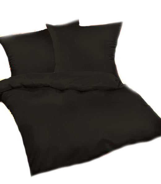 Pościel 160x200 czarna 27 1x40x80 jednobarwna