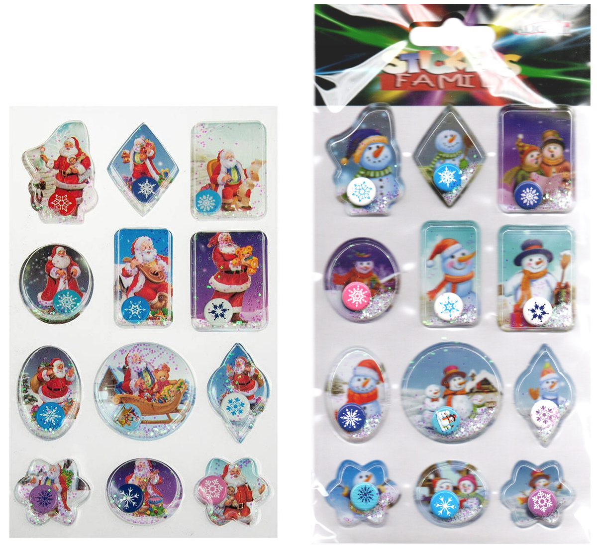 Naklejka Świąteczna Ruchome Elementy