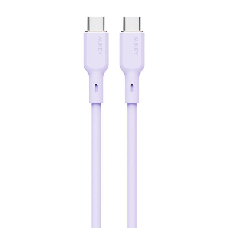 Kabel USB Aukey Kabel USB-C do USB-C Aukey CB-SCC102, 100W, 1.8m (lawendowy)