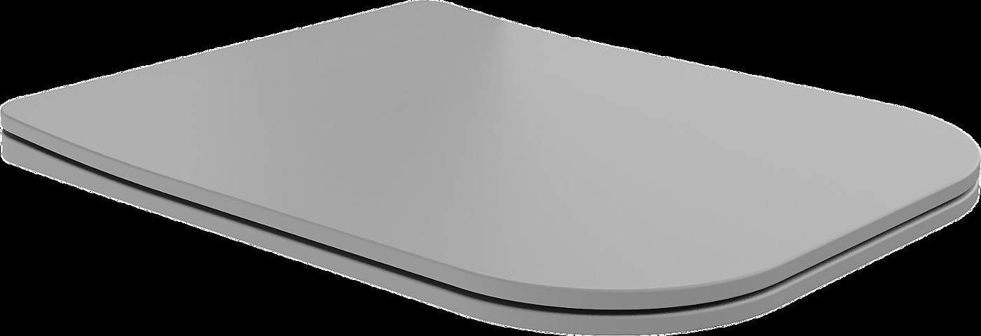 Mexen Teo deska wolnoopadająca slim, duroplast, szara jasna mat - 39840061