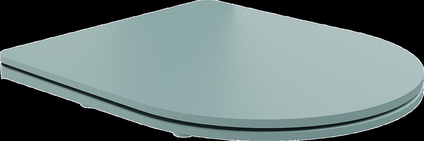 Mexen deska wolnoopadająca slim, duroplast, zielona jasna mat - 39740048