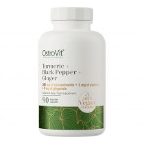 OstroVit Kurkumina + Czarny Pieprz + Imbir VEGE suplement diety 90 kaps.