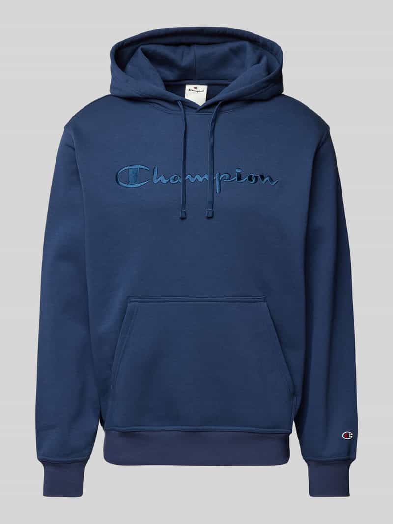 Bluza z kapturem z wyhaftowanym logo