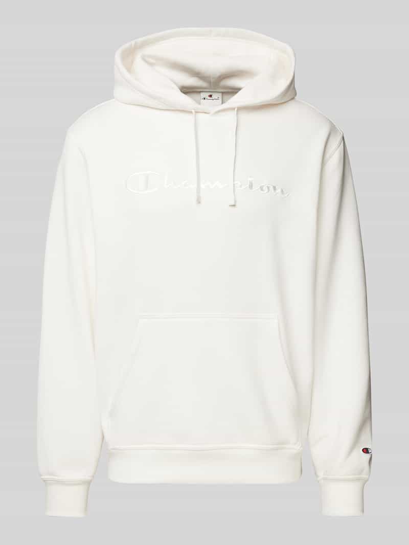 Bluza z kapturem z wyhaftowanym logo