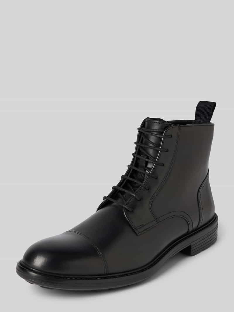 Buty skórzane z ozdobnymi szwami model ‘U WALK PLEASURE’