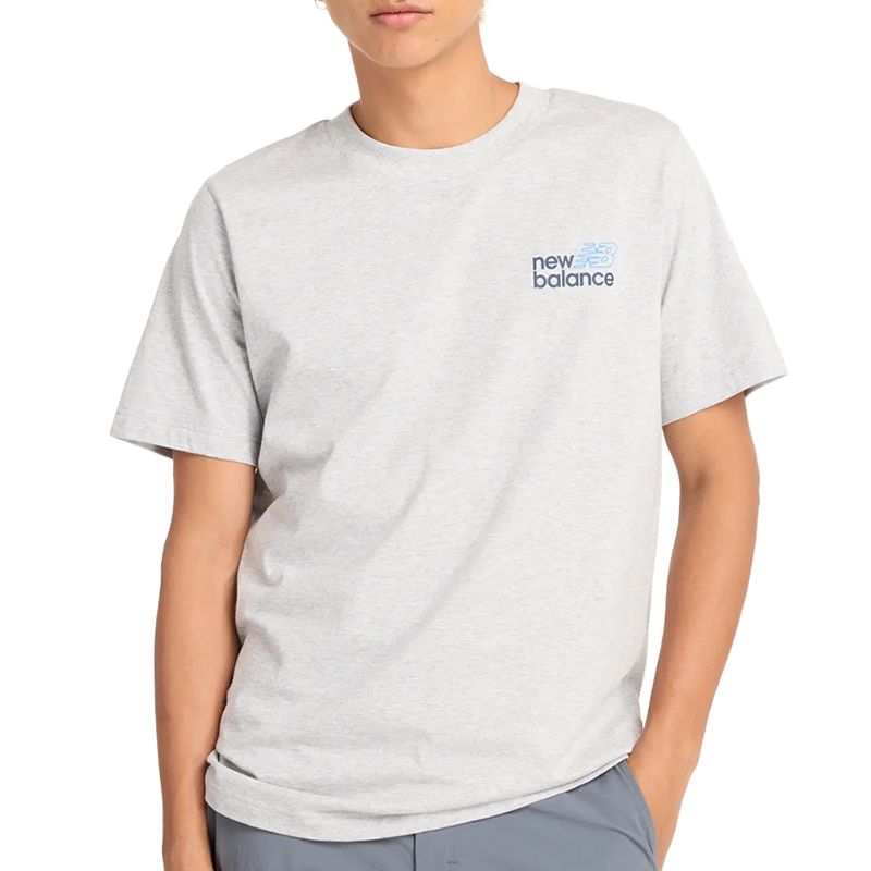 Koszulka New Balance MT43901AG - szara
