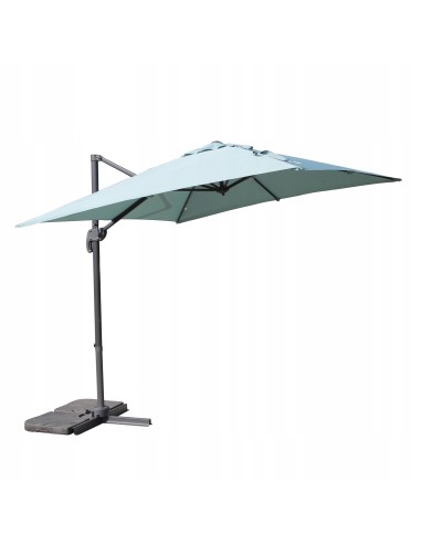 Duży parasol ogrodowy z wysięgnikiem bocznym stelażem MEVEN 250x250 cm