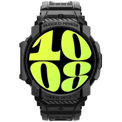 Spigen Rugged Armor Pro - Pasek + etui do Samsung Galaxy Watch 7 40 mm (Matte Black)