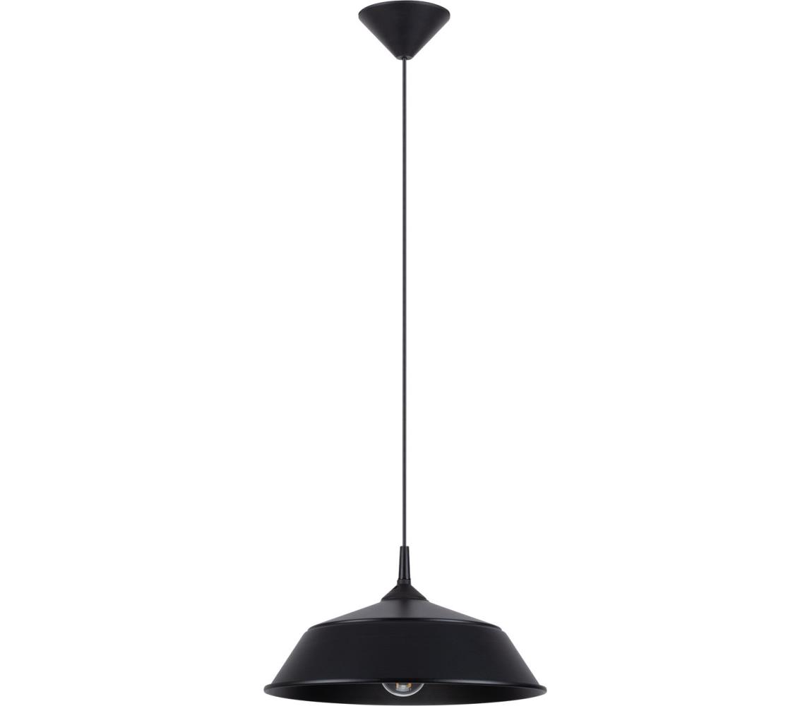 Sollux SL.1328 - Żyrandol na lince FRIKA 1xE27/15W/230V czarny