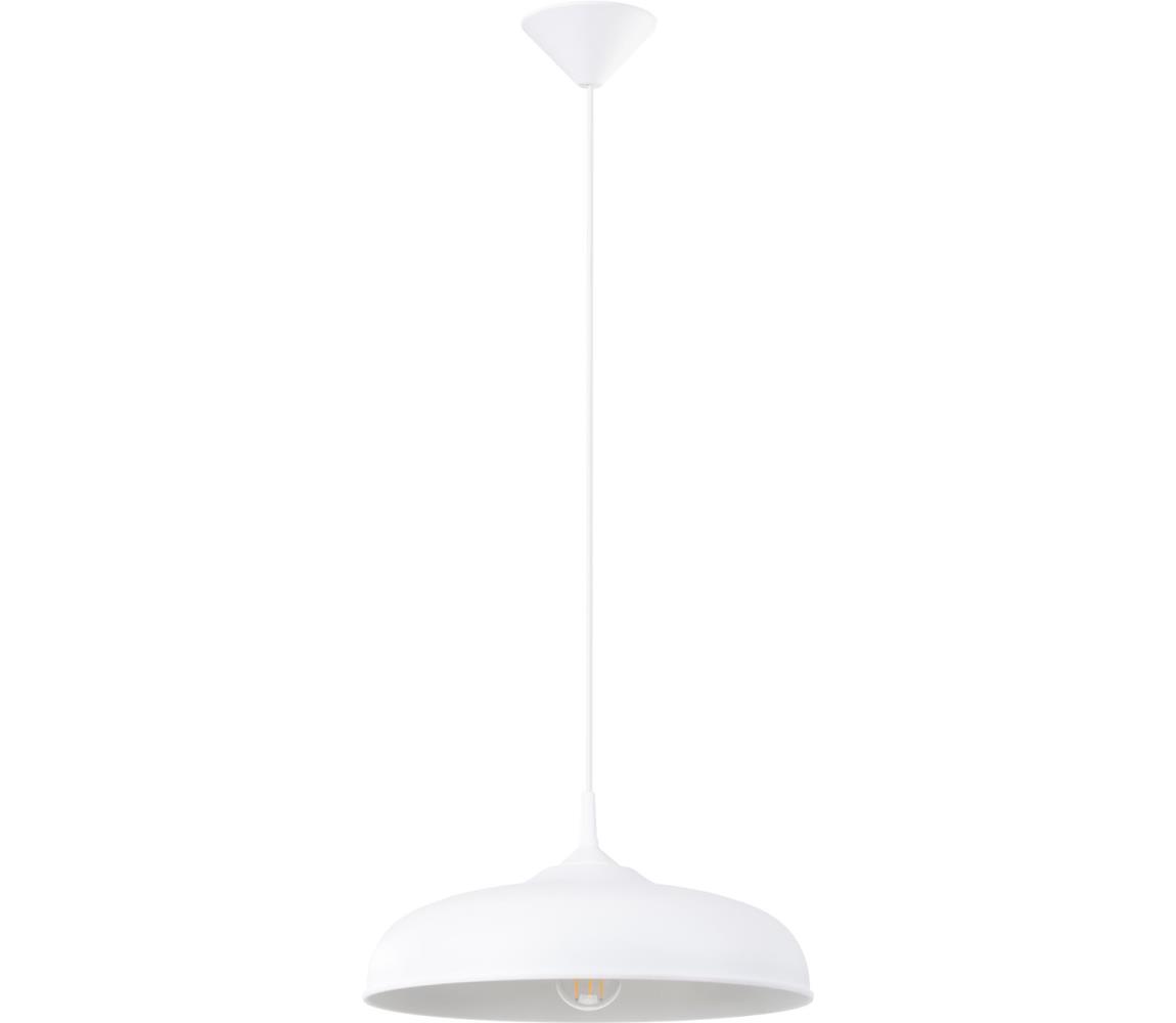 Sollux SL.1329 - Żyrandol na lince GINA 1xE27/15W/230V biały