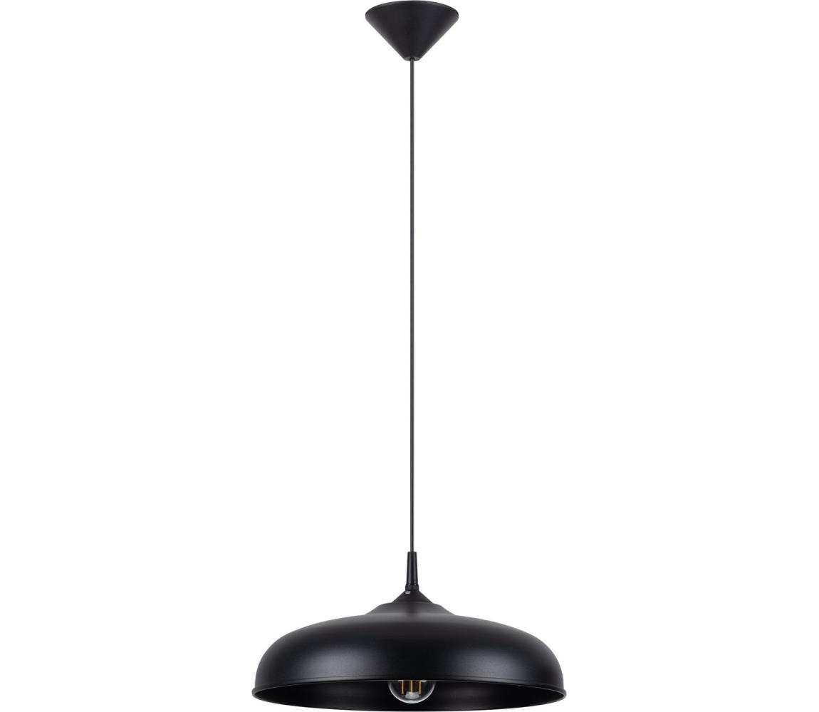 Sollux SL.1330 - Żyrandol na lince GINA 1xE27/15W/230V czarny