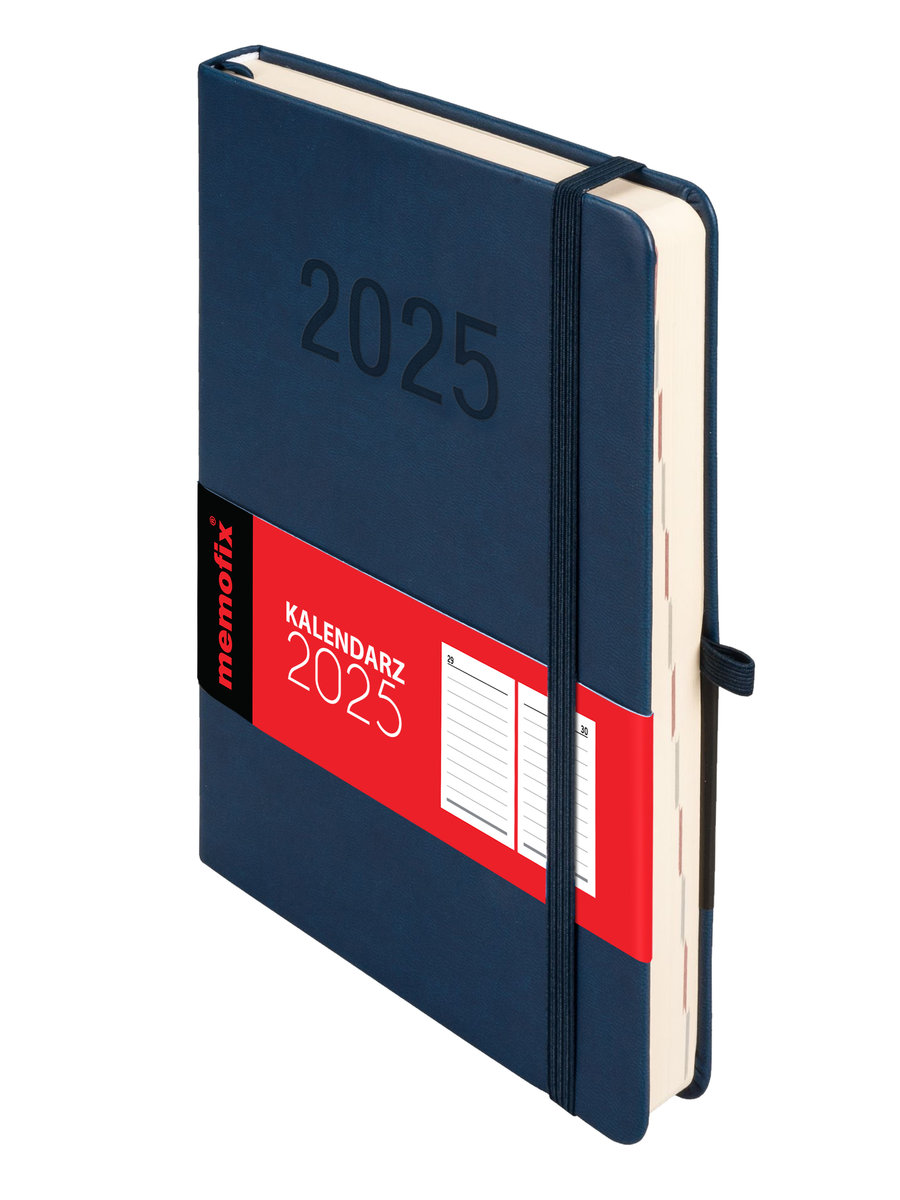 Kalendarz 2025, A5, granatowy