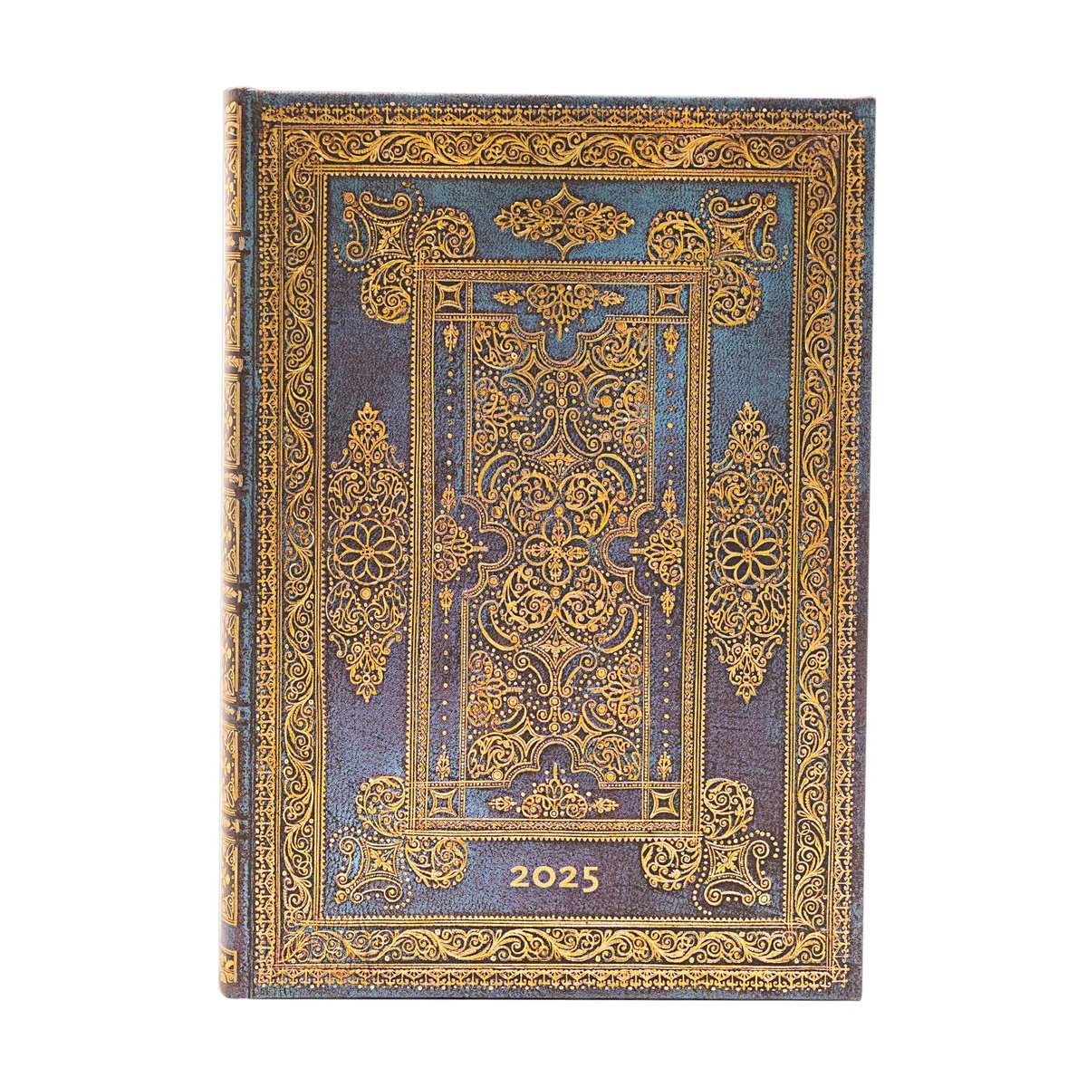 Paperblanks, kalendarz dzienny 2025, Blue Luxe Midi