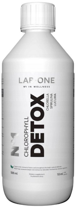 Suplement diety, Lab One, N°1 Chlorophyll DETOX, 500ml