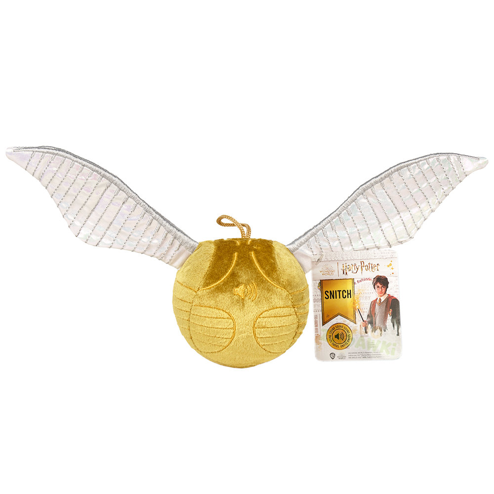 Harry Potter Pluszowy Złoty Znicz z Dźwiękiem Snitch Oryginalna Maskotka