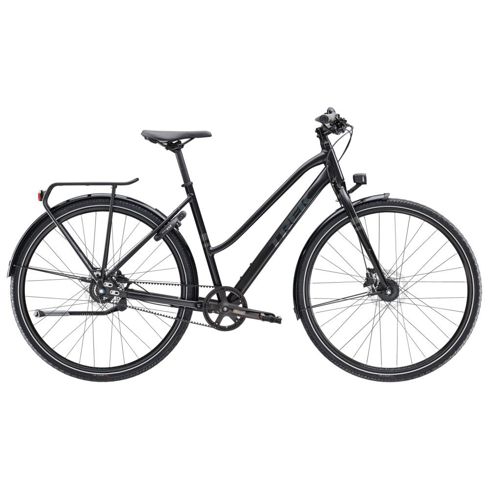 Trek District 4 Midstep 2025 S Satin Trek Black