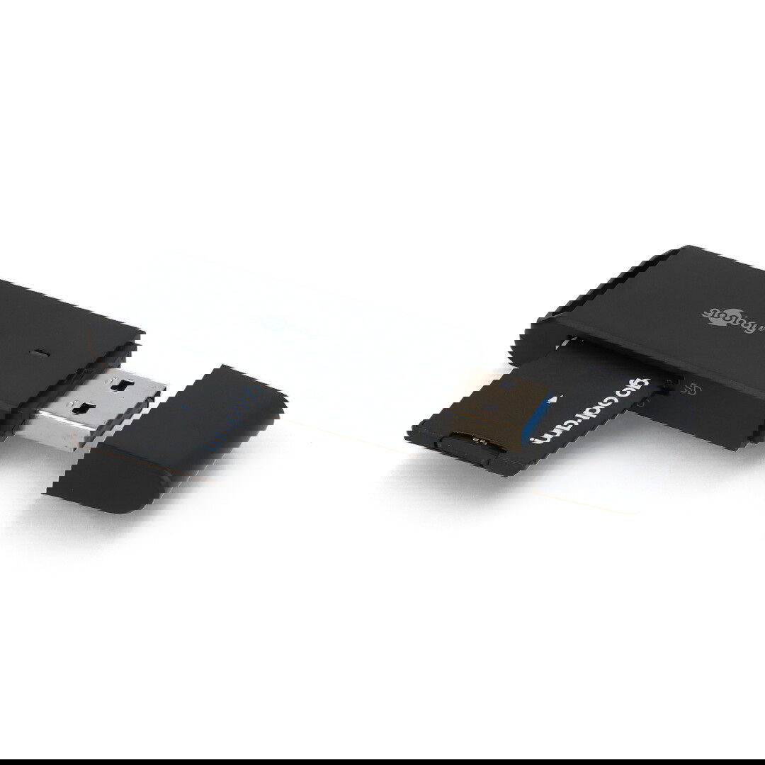 Czytnik kart SD/microSD z wejściem USB 3.0 - Goobay