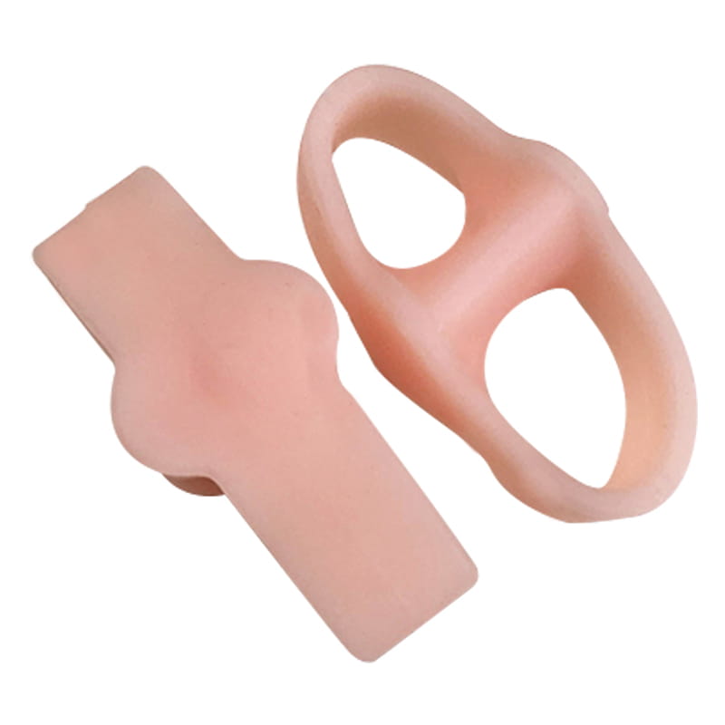 Kliny na haluksy z podwójnym pierścieniem cieliste