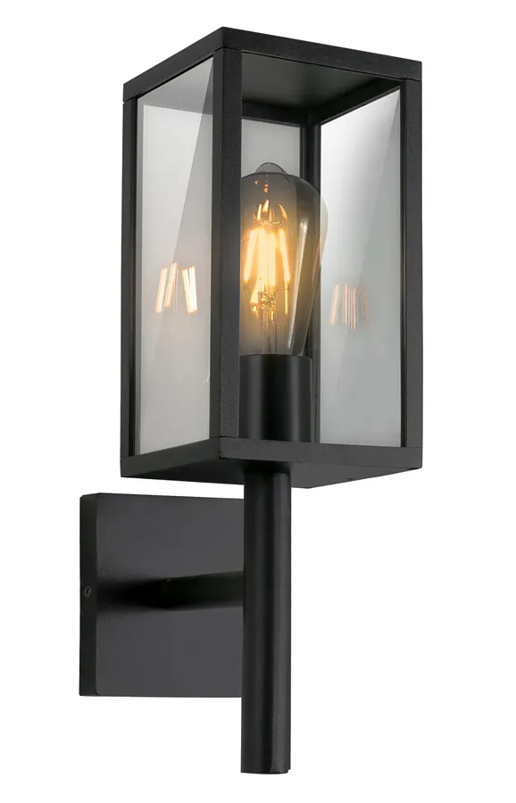 Czarny industrialny kinkiet ogrodowy - 5X D167 Z4-S19