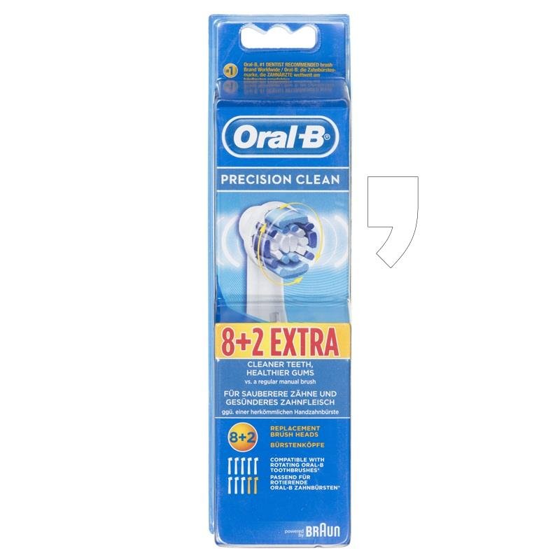 Końcówka do szczoteczek ORAL-B Precision Clean EB20-8+2, 10 szt.