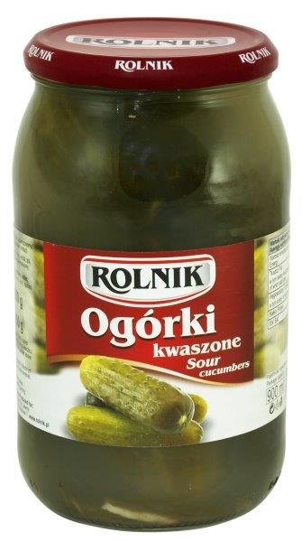 ROLNIK Ogórki kwaszone 900ml [6]
