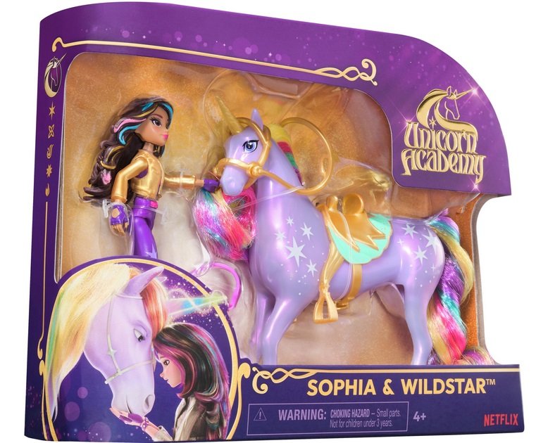 Akademia Jednorożców Zestaw Sophia I Wildstar Serial Netflix