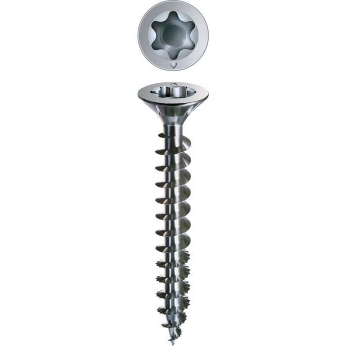 Wirox Śruba uniwersalna z łbem stożkowym Tx T-Star Spax 5X30Mm 191010500303