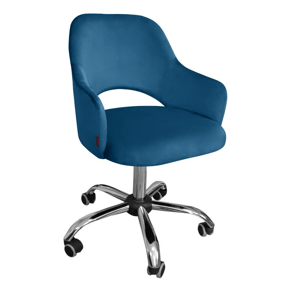 Fotel obrotowy biurowy Marcy niebieski MG33