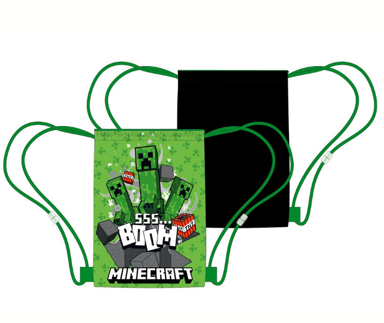 MINECRAFT Worek szkolny Plecak Torba 40x35cm