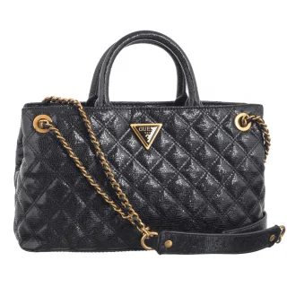 Torebka Giully Gfriend Shldr Satchel HWQK87 48090 BLA Black (GU628-a) Guess