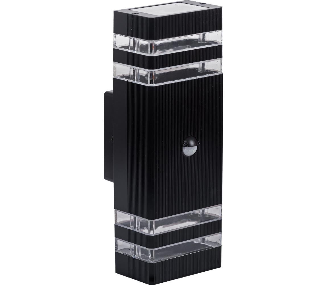 Kinkiet zewnętrzny z czujnikiem BREZZA 2xGU10/35W/230V IP65