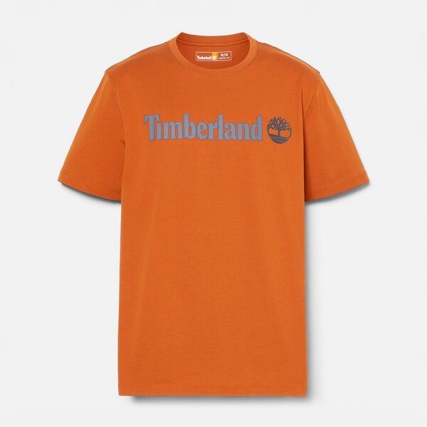 TIMBERLAND T-SHIRT LINEAR LOGO SHORT SLEEVE TEE - Timberland