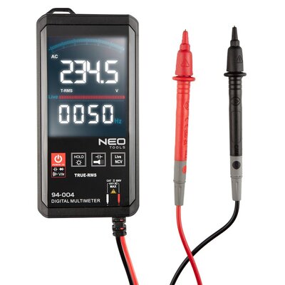 Miernik cyfrowy test napięcia multimetr LCD NEO TOOLS 94-004