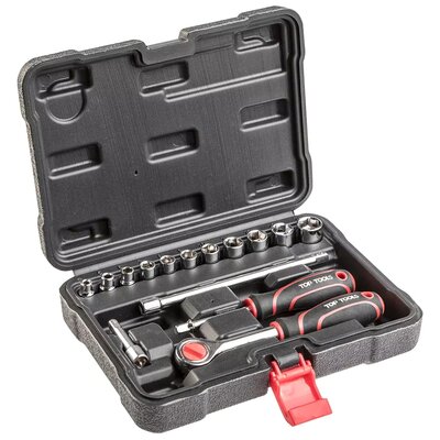 Top Tools Zestaw kluczy nasad. 1/4, 15 szt. 38D525