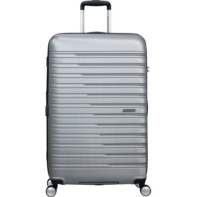 American Tourister Flashline - Spinner L, walizka, 78 cm, 100/109 l, srebrny (Sky Silver), Srebrny (Sky Silver), Spinner L (78-100/109 L), Walizki i wózki