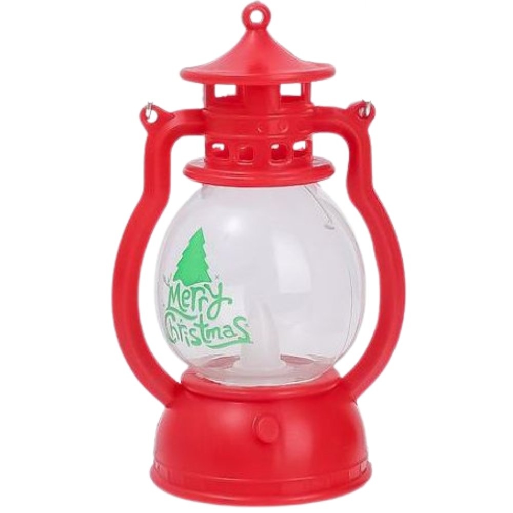 Lampion Led 12,6 Cm Merry Christmas Świecznik Dekoracja Ozdoba Latarenka