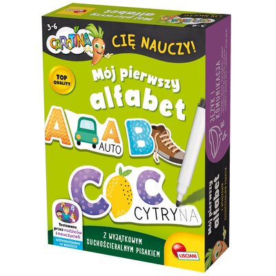 Zestaw edukacyjny LISCIANI Carotina cię nauczy Mój pierwszy alfabet 304-PL102341