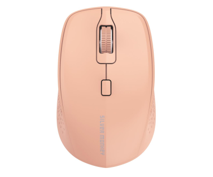 Silver Monkey M40 Wireless Comfort Mouse Silent Peach Fuzz SMA224