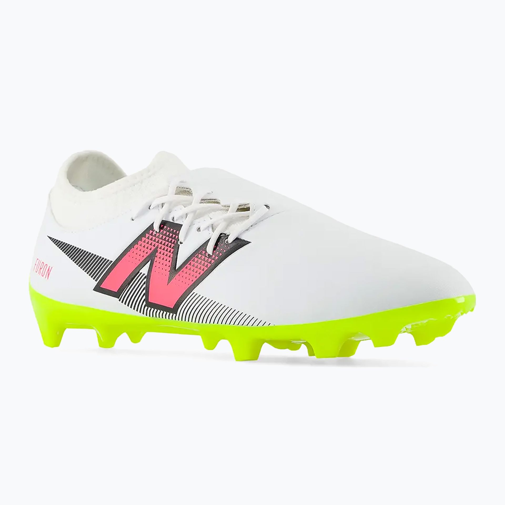 Buty piłkarskie męskie New Balance Furon Dispatch V7+ FG white WYSYŁKA W 24H 30 DNI NA ZWROT