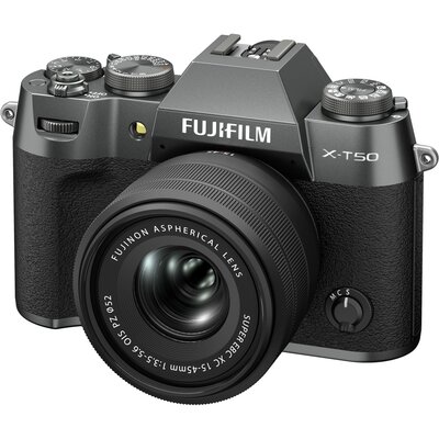Fujifilm X-T50 z ob. 15-45mm tytanowy