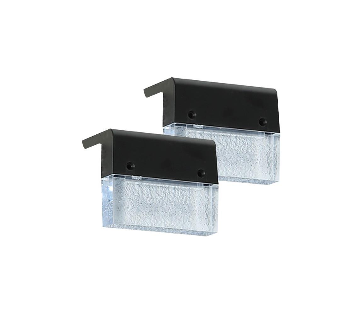Immax 08501L - ZESTAW 2x LED RGB Kinkiet solarny LED/1W/1,2V 3500K IP65