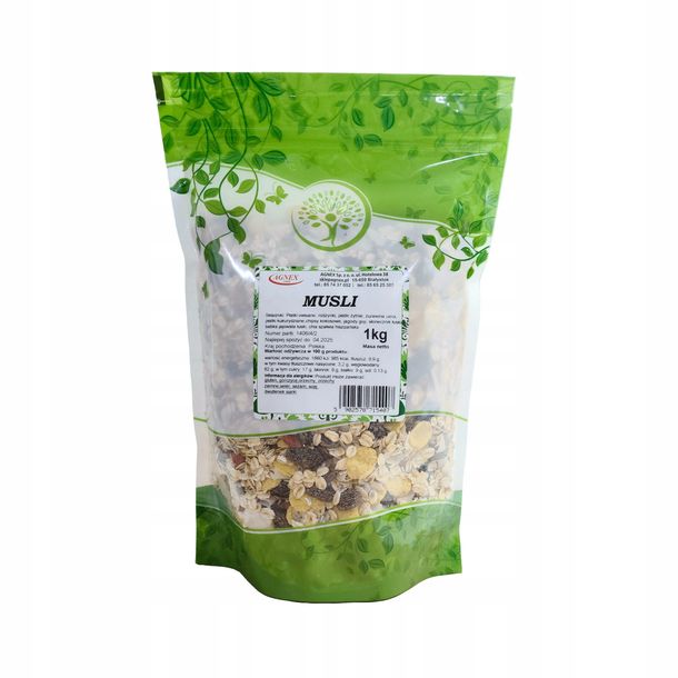 Musli śniadaniowe 1 kg