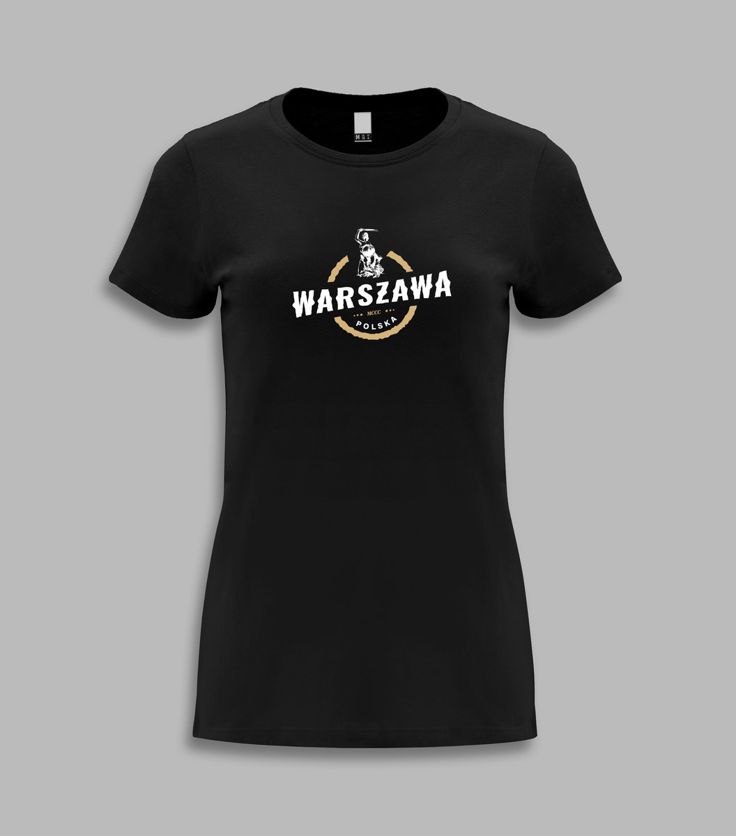 KOSZULKA DAMSKA - WARSZAWA Czarny L