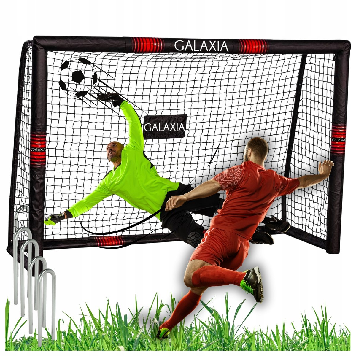 BRAMKA PIŁKARSKA 300x200 Bramki do Piłki Nożnej Dla Dzieci Metalowa DUŻA