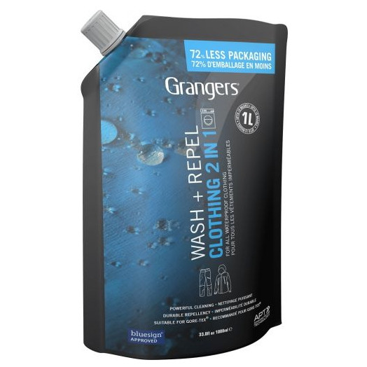 Impregnacja Granger's Wash + Repel Clothing 2 in 1 1L Kolor: czarny