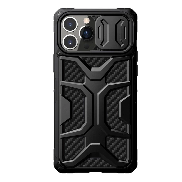 Nillkin Adventurer Case etui do iPhone 13 Pro pancerny pokrowiec z osłoną na aparat czarny